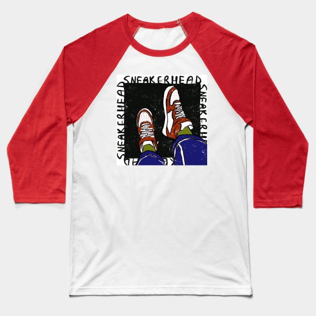 Sneakerhead Baseball T-Shirt by gnomeapple